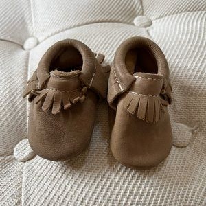 Freshly picked moccasins infant